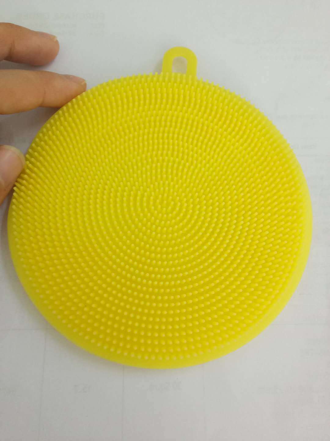 Hot Selling Kitchen Cleaning Sponge Dishwashing Silicone Brush Free of FDA